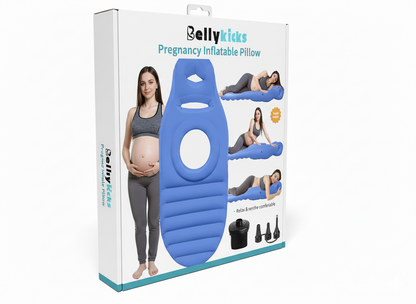 bellykicks inflatable pregnancy pillow